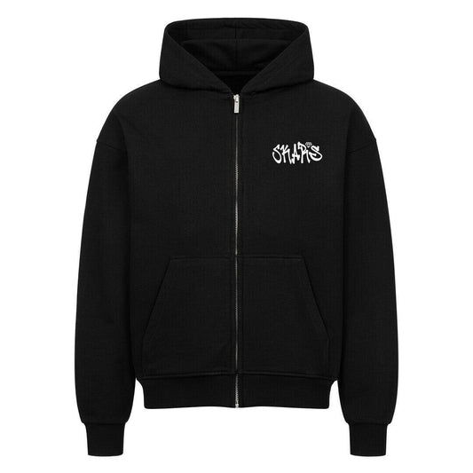 Skars Oversized Zipper Hoodie - BroWs