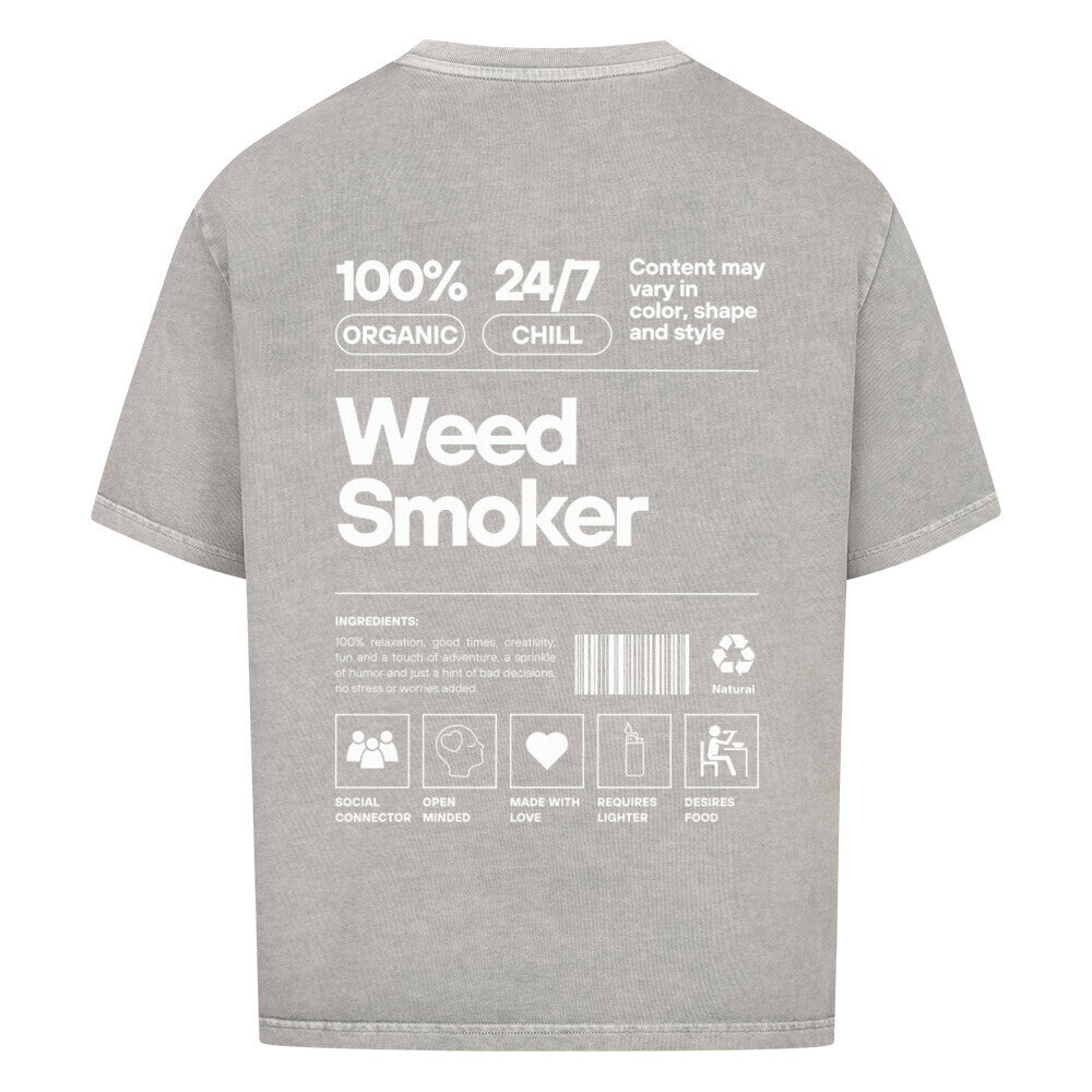 Weed Smoker Oversize Shirt - BroWs